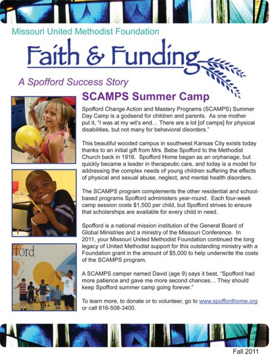 Faith & Funding – Fall 2011