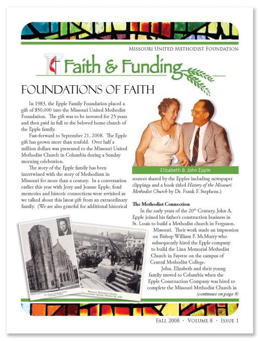Faith & Funding – Fall 2008