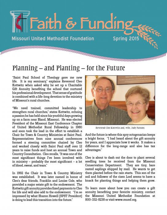 Faith & Funding – Spring 2015