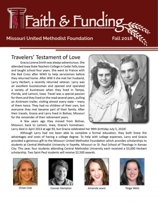 Faith & Funding – Fall 2018