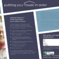 putting your house in order flyer