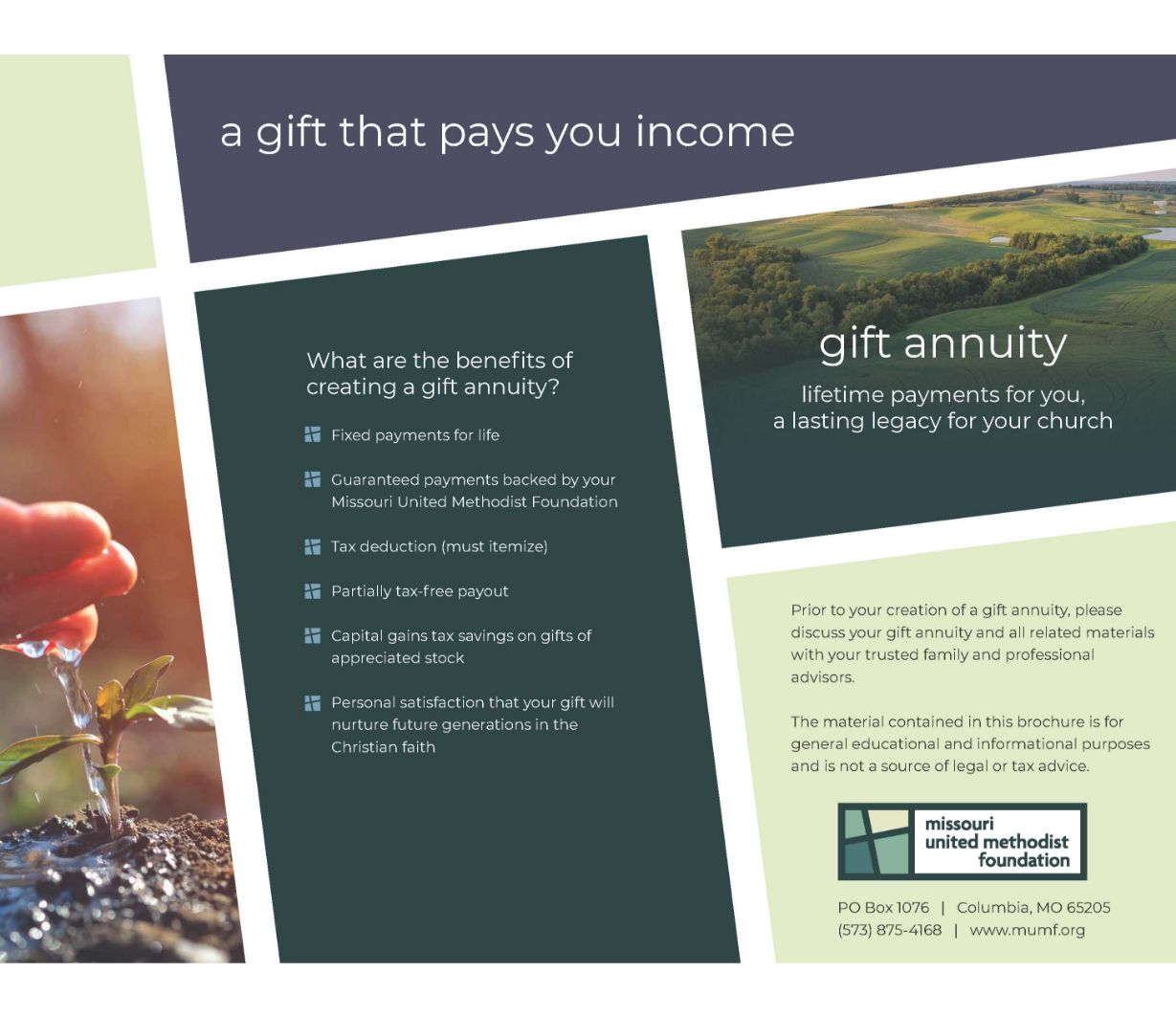 charitable gift annuity digital flyer
