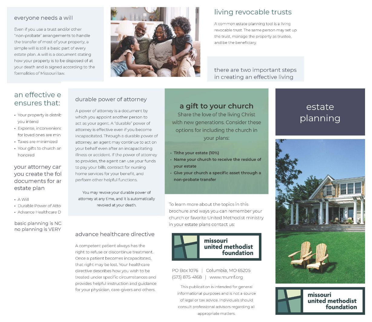 estate planning brochure
