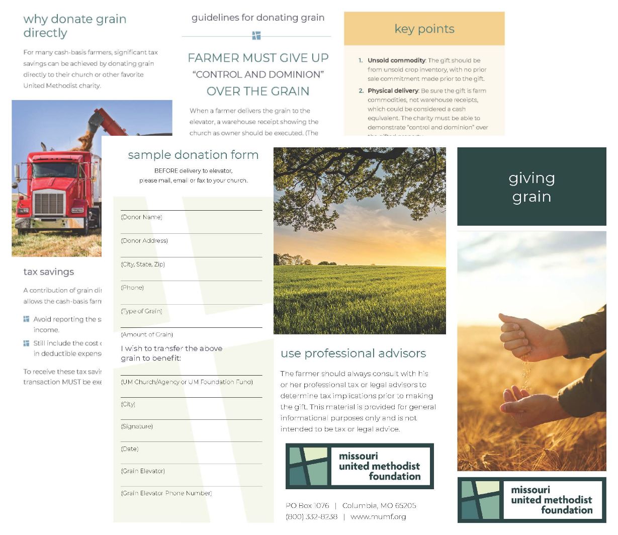 giving grain brochure