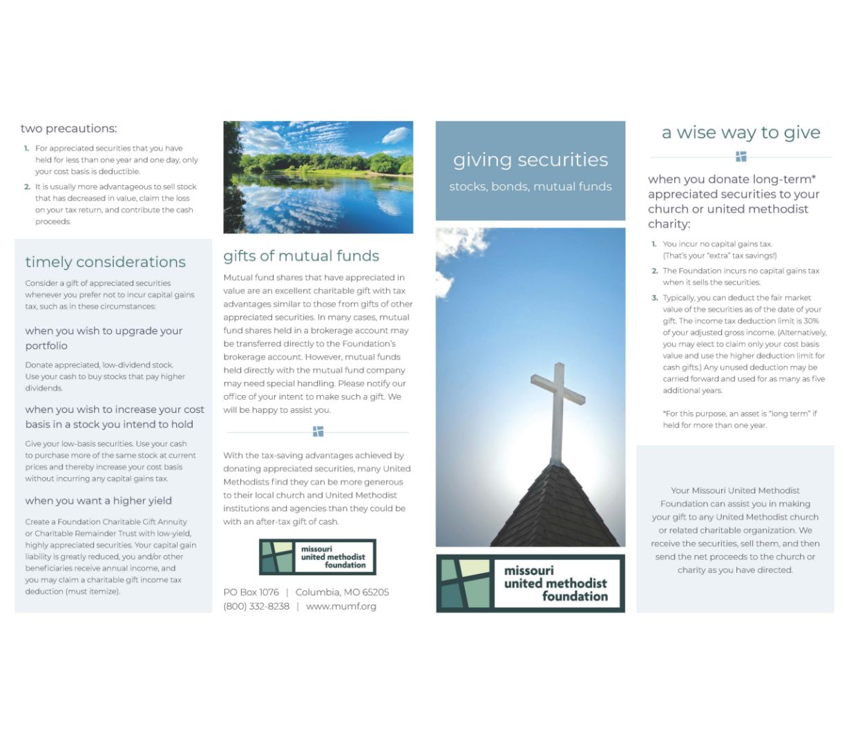 giving securities brochure