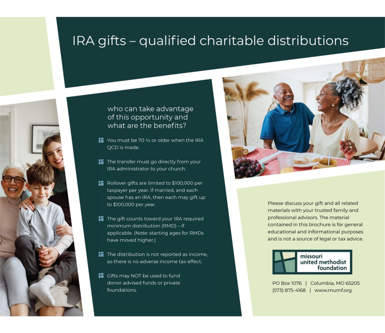 Mumf Ira Gifts Qualified Charitable Distributions Flier 11x8.5 01.19.21 01