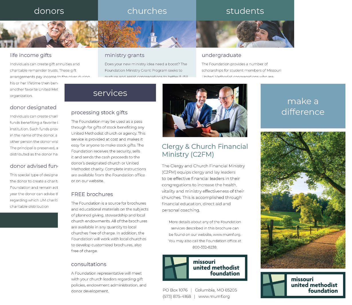 make a difference brochure