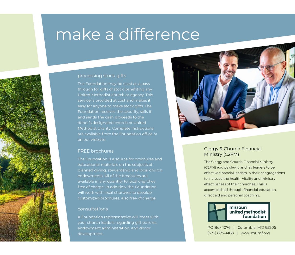 make a difference digital flyer