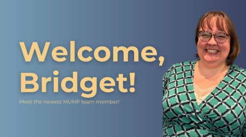 Welcome, Bridget!