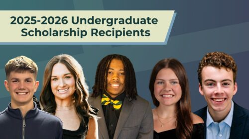 2025-2026 Undergraduate Scholarship Recipients
